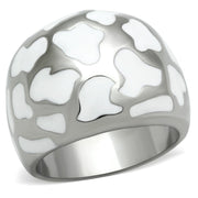 TK217 - High polished (no plating) Stainless Steel Ring with No Stone-0
