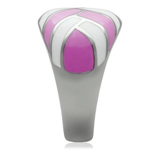 TK226 - High polished (no plating) Stainless Steel Ring with No Stone-4