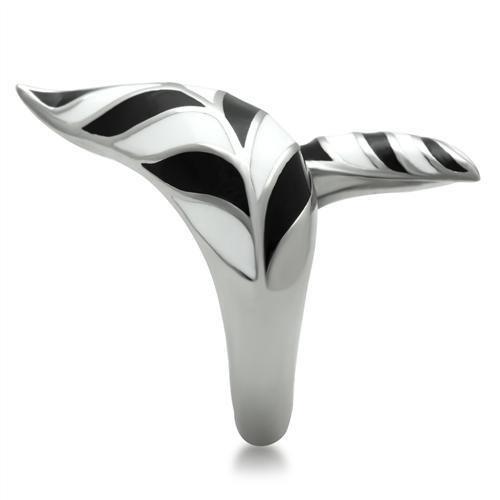 TK227 - High polished (no plating) Stainless Steel Ring with No Stone-4