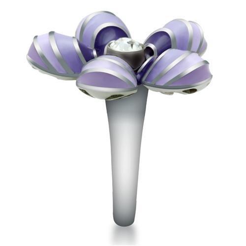 TK229 - High polished (no plating) Stainless Steel Ring with No Stone-4