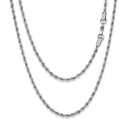 TK2434 - High polished (no plating) Stainless Steel Chain with No Stone-0