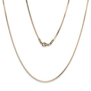 TK2435R - IP Rose Gold(Ion Plating) Stainless Steel Chain with No Stone-0