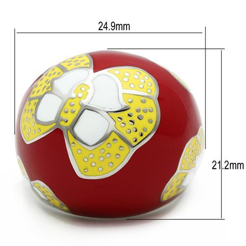TK247 - High polished (no plating) Stainless Steel Ring with No Stone-1