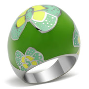 TK248 - High polished (no plating) Stainless Steel Ring with No Stone-0