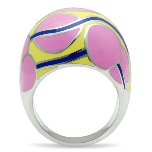 TK250 - High polished (no plating) Stainless Steel Ring with No Stone-2