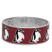TK292 - High polished (no plating) Stainless Steel Bangle with No Stone-0