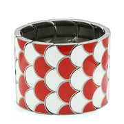 TK296 - High polished (no plating) Stainless Steel Bracelet with No Stone-0