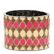 TK297 - High polished (no plating) Stainless Steel Bracelet with No Stone-0