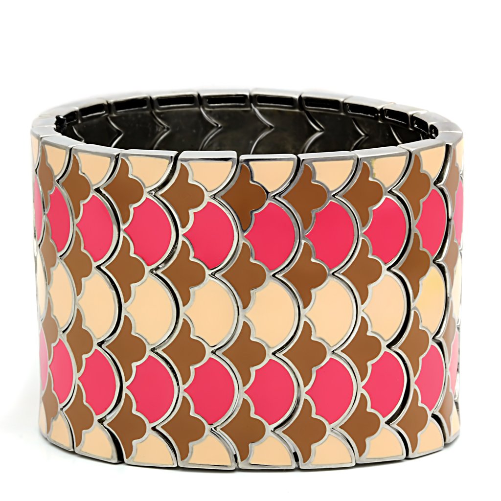 TK297 - High polished (no plating) Stainless Steel Bracelet with No Stone-0