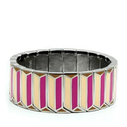 TK299 - High polished (no plating) Stainless Steel Bracelet with No Stone-0