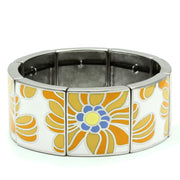 TK300 - High polished (no plating) Stainless Steel Bracelet with No Stone-0