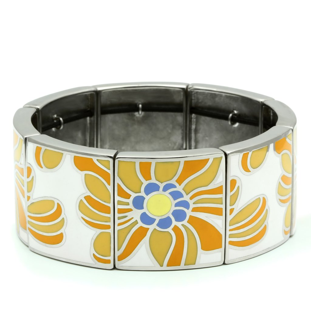 TK300 - High polished (no plating) Stainless Steel Bracelet with No Stone-0