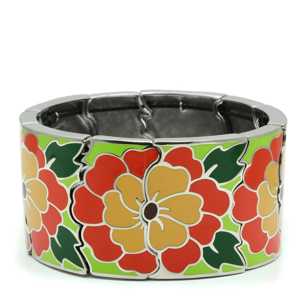 TK301 - High polished (no plating) Stainless Steel Bracelet with No Stone-0