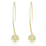 TK3149 - IP Gold(Ion Plating) Stainless Steel Earrings with No Stone-0