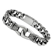TK435 - High polished (no plating) Stainless Steel Bracelet with No Stone-0