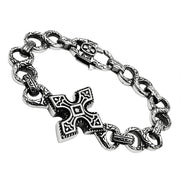 TK439 - High polished (no plating) Stainless Steel Bracelet with No Stone-0