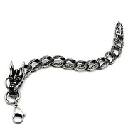 TK441 - High polished (no plating) Stainless Steel Bracelet with No Stone-0