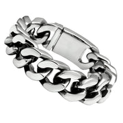 TK442 - High polished (no plating) Stainless Steel Bracelet with No Stone-0