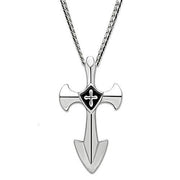 TK462 - High polished (no plating) Stainless Steel Chain Pendant with No Stone-0
