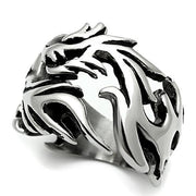 TK479 - High polished (no plating) Stainless Steel Ring with No Stone-0