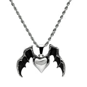 TK549 - High polished (no plating) Stainless Steel Chain Pendant with No Stone-0