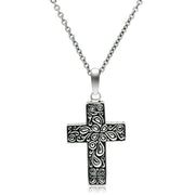 TK553 - High polished (no plating) Stainless Steel Necklace with No Stone-0
