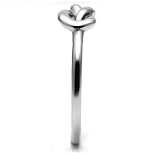 TK630 - High polished (no plating) Stainless Steel Ring with No Stone-3