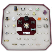 VK-005-SIZE7 - Assorted Brass Ring with Assorted  in Assorted-0