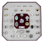 VK-007-SIZE10 - Assorted Brass Ring with Assorted  in Assorted-0