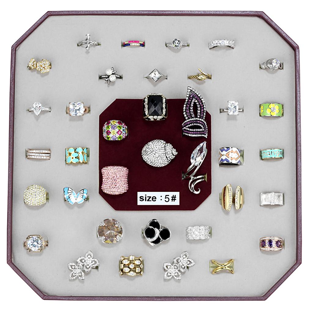 VK-009-SIZE5 - Assorted Brass Ring with Assorted  in Assorted-0