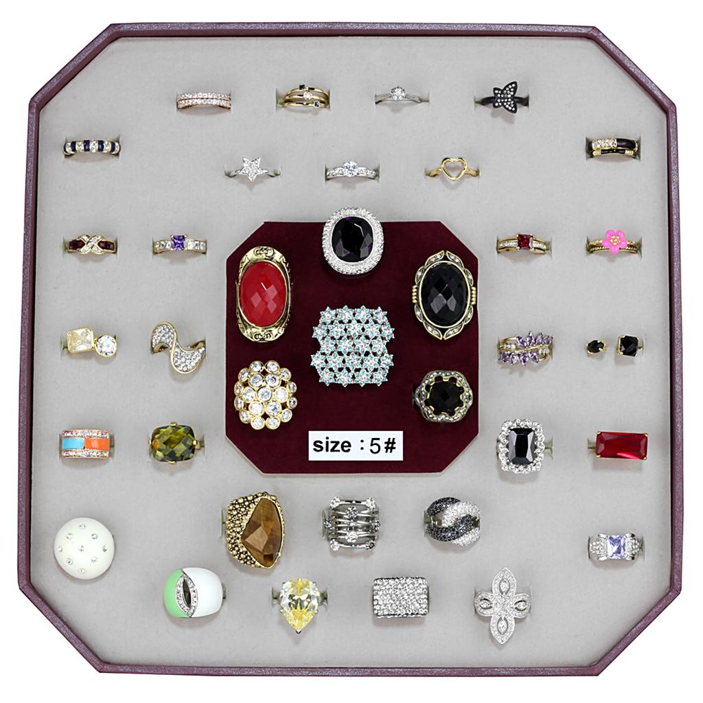 VK-011-SIZE5 - Assorted Brass Ring with Assorted  in Assorted-0