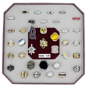 VK-012-SIZE5 - Assorted Brass Ring with Assorted  in Assorted-0