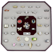 VK-012-SIZE7 - Assorted Brass Ring with Assorted  in Assorted-0