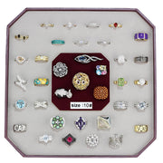 VK-013-SIZE10 - Assorted Brass Ring with Assorted  in Assorted-0