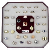 VK-015-SIZE7 - Assorted Brass Ring with Assorted  in Assorted-0