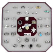 VK-017-SIZE6 - Assorted Brass Ring with Assorted  in Assorted-0