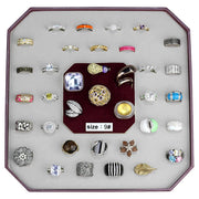 VK-019-SIZE9 - Assorted Brass Ring with Assorted  in Assorted-0