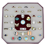 VK-039-SIZE8 - Assorted Brass Ring with Assorted  in Assorted-0