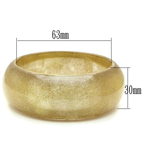 VL037 -  Resin Bangle with Synthetic Synthetic Stone in Brown-1